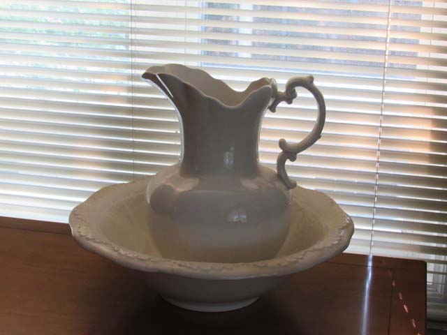 Washbowl and Pitcher